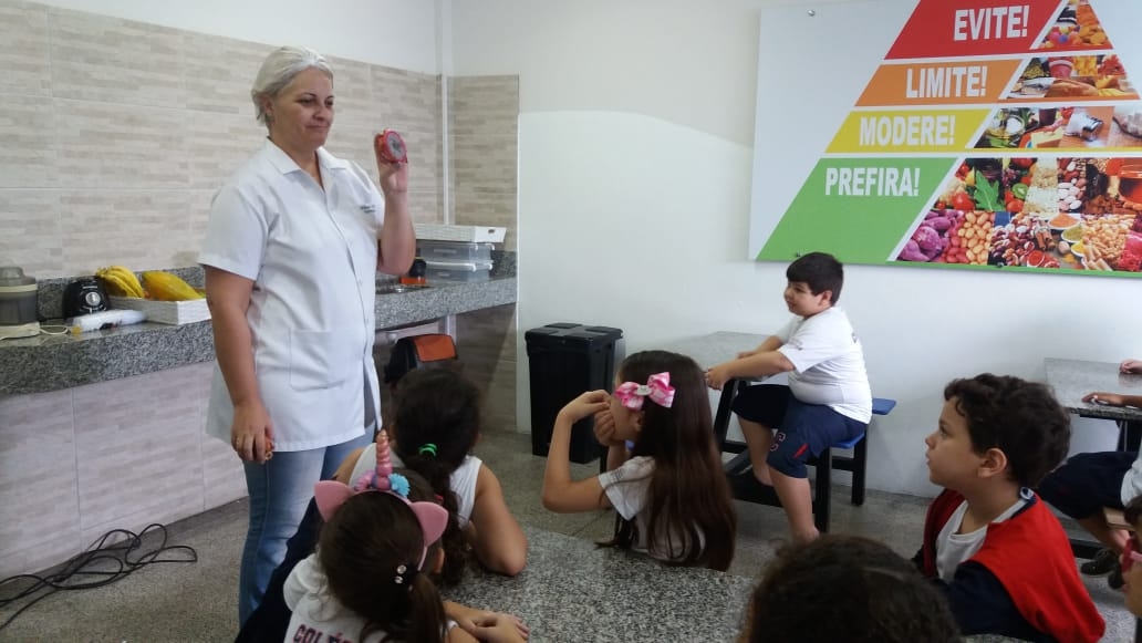 Degustação com a nutricionista 